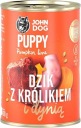 JOHN DOG PUPPY DIVOKÝ ZAJÍC PRE ŠTEŇATÁ 400g