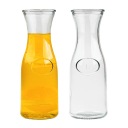 KARAFA NA VODU LIMONÁDOVÉ NÁPOJE ŠŤAVY VÍNNE LIKERY SKLENENÁ DŽVNA 750 ML