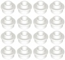 LEGO 85861 1x1 biela NOVINKA (2g) 16 ks.