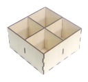 KRABIČKA SO 4 PRIESTORMI ORGANIZÁTOR DECOUPAGE DQ11