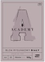 Medzitlačový výkres blok biely A4 20 listov 100g ACADEMY PREMIUM