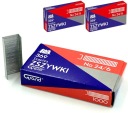 Sponky z pozinkovanej ocele Grand 24/6 1000 ks. x3 balíky