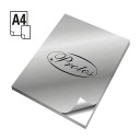 Samolepiaci papier SILVER štítok A4 10 listov