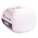 YarnArt Jeans 01 Biely cukor