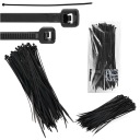 100x sťahovacie pásky Káblové pásky Zipsy 4,8 x 350 mm Silné UV sťahovacie pásky