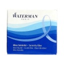 Krátke modré atramentové kazety (6) Waterman