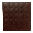 Samolepiaca čiapočka 14mm WENGE AMARI 343