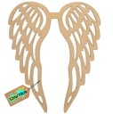 Drevené anjelské krídla 12x10cm Macrame Base Angel Wings