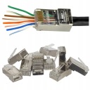 NEKU RJ45 zátky priechodné 8P8C FTP kat.6 10 ks