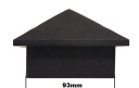 ČIAPKY HMOTY 100x100 PRE DAKAJ PLOTOVÝ STĹP STENA 1-3,5MM