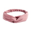 Čelenka do vlasov široká na hlavu a uši, ružová gumička, bandana, turban, bandana