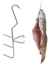 H-324 trojitý háčik na údenie rýb na pstruhy, makrely vendace