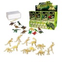 VYKOPÁVANIE DINOSAUR Fosílna SKELETA a POSTAVA