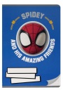 NOTEBOOK A5 16 STR. GRID SPIDER MAN