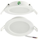 LED stropné svietidlo, zápustné, zápustné, 6W, 660lm, 4000K, biele