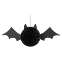 Papierová guľa BAT Halloween závesná dekorácia
