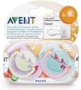 Ortodontický cumlík Philips Avent, symetrický silikón, 6 m +