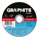 REZNÝ KOTÚČ NA KOV 125X1,6X22MM 41 A60-T-BF GRAPHITE 57H700