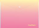 CoolPack obálka A4 s patentným uzáverom Gradient broskyňa