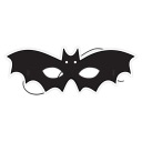 Potlačená papierová maska ​​HALLOWEEN BAT Dracula