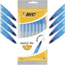 Tradičné modré guľôčkové pero BIC, sada 8 kusov