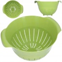 CEDNÍK, CEDNÍK, sitko, priemer 23,5 cm, rúčky, univerzálne použitie, 2,5 l, zelený