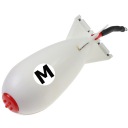 Automatická rybárska návnada raketa typu SPOMB 15 cm pre stredné vnadenie
