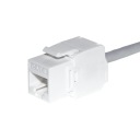 Keystone jack RJ45 kat.6 UTP modul, bez náradia