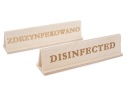DEZINFECTED - Dvojjazyčný nápis PL/EN - OW