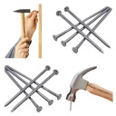 Stavebné klince 7,0x 200 čierne štandard