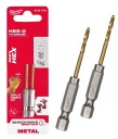 VŔTAČKY MILWAUKEE SHOCKWAVE ČERVENÉ HEX HSS-G CÍN 2mm