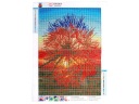 Diamantová vyšívacia mozaika s púpavou 40x30cm 5D