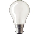 Tradičná žiarovka, VEĽKÝ ANGLICKÝ ZÁVIT A55 230V B22 22mm 40W matná