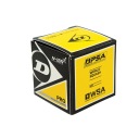 SQUASHOVÁ LOPTA DUNLOP PRO (2 ŽLTÉ BODKY)