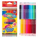 Obojstranné trojuholníkové pastelky, 24 farieb Colorino