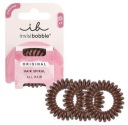 Invisibobble Pretzel Brown Originálne spony do vlasov hnedé 3 ks.