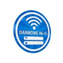 Nálepka: Bezplatné Wi-Fi 15x15