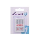 Sada 5 ihiel pre poloploché šijacie stroje, silné Łucznik Jeans 90-100