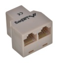 LANBERG SIEŤOVÝ KONEKTOR RJ45 -> 2X RJ45 AD-RJ4