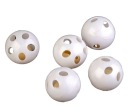 5x Plastové guľôčkové hrkálky pre hračky maskota GUĽA 24 mm