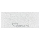 TOPDIAM RUČNÁ LEŠTIČKA 11 x 25 cm BIELA