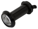 VENTILÁTOR ČIERNY 16 mm PRE DVERE 35 - 60 mm S VEČIKOM