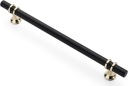 ČIERNO-ZLATÁ nábytková úchytka 160mm zlatá+čierna