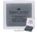 Šedá umelecká guma na chlieb v puzdre Faber-Cast