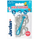 JORDAN Kids Flosser Detská dentálna niť Ovocná príchuť 36 ks.