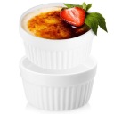 2x TEPLOTOLNÝ ramekin, miska, miska, miska na pečenie suflé dezertov