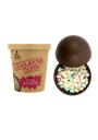 Čokoládová mliečna guľa s marshmallows