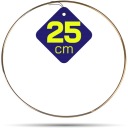 ZLATÁ kovová obruč - drôtený kruh Ø 25 cm