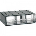 Modulárny organizér s 3 zásuvkami - 192 x 148 x 63 mm