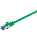 RJ-45 Patchcord LAN kábel CAT 6A S/FTP zelený 1m